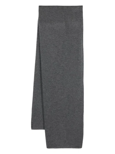 Lisa Yang Graphite Grey Cashmere Paris Scarf
