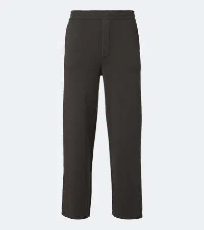 Lisa Yang Parker Cashmere Straight Pants In Brown