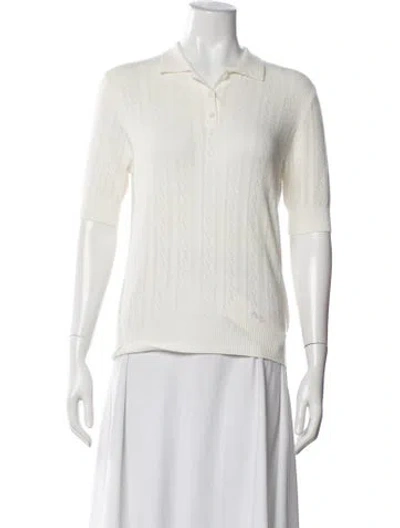 Pre-owned Lisa Yang Patterned Sweater In Neutrals