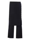 Lisa Yang Payton Double-layered Trousers In Blue