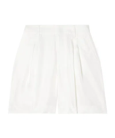 Lisa Yang Pleated Shorts In White