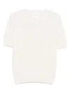 Lisa Yang Kenzie Cable-knit Cashmere And Silk Sweater In White