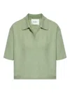 Lisa Yang Polo-collar Short-sleeve T-shirt