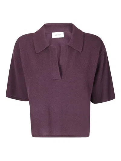 Lisa Yang Polo-neck Cashmere Sweater In Purple