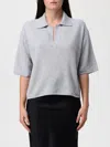 Lisa Yang Polo Shirt  Woman Color Grey In Gray
