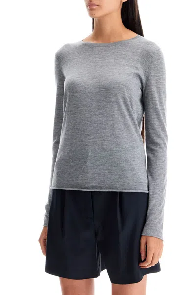Lisa Yang Pullover Alba In Cashmere In Grau