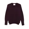Lisa Yang Round-neck Cashmere Sweater In Purple