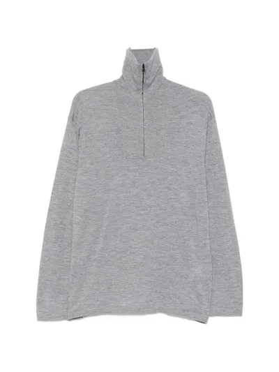 Lisa Yang Quarter-zip Long-sleeve Sweater In Multi