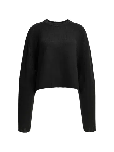 Lisa Yang Raglan-sleeve Cashmere Sweater In Black
