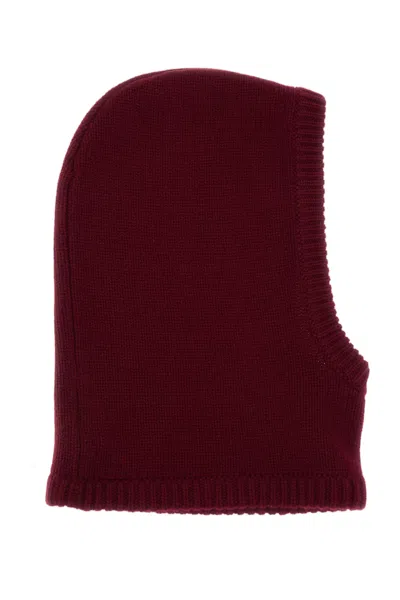 Lisa Yang Red Astri Cashmere Hat In Burgundy