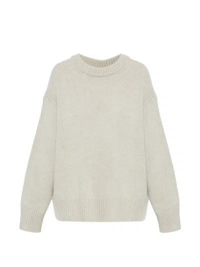 Lisa Yang Renske Ribbed Sweater In Neutral