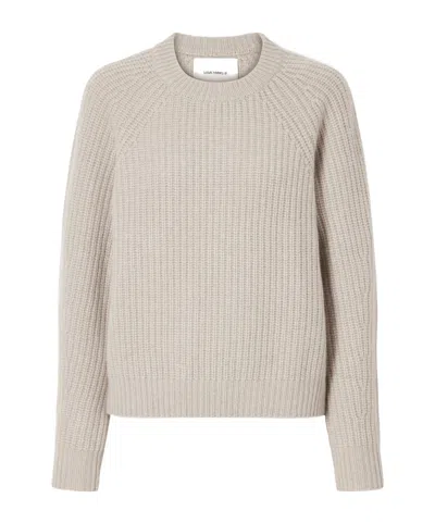 Lisa Yang Miki Ribbed Cashmere Sweater In Gold
