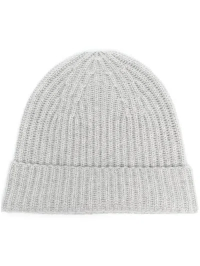 LISA YANG RIBBED-KNIT CASHMERE BEANIE