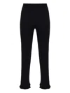 Lisa Yang Ribbed-knit Flared Trousers