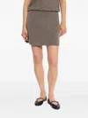 Lisa Yang Ribbed-knit Mini Skirt