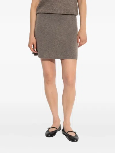 Lisa Yang Ribbed-knit Mini Skirt