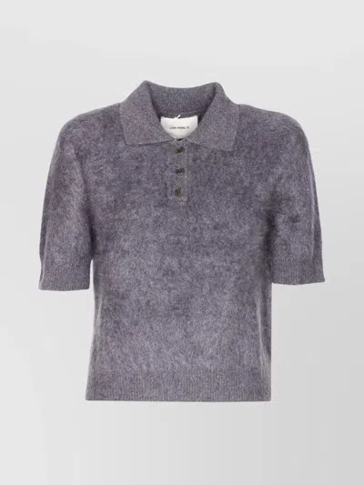 LISA YANG RIBBED KNITWEAR SHORT SLEEVES