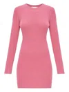 Lisa Yang Ribbed Mini Dress In Pink
