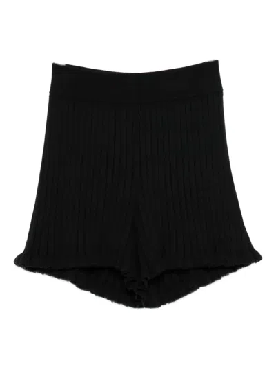 Lisa Yang Ribbed Shorts In Black