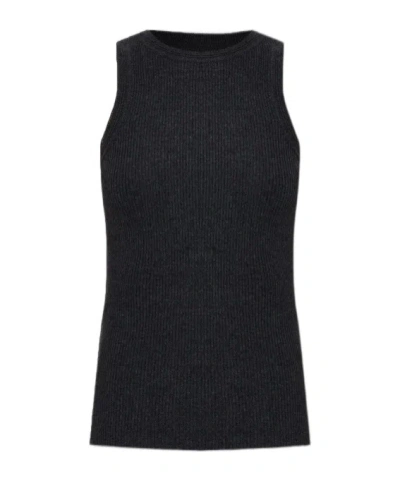 Lisa Yang Ribbed Tank Top In Black