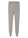 Lisa Yang Ribbed Track Pants In Neutral