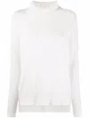 Lisa Yang Roll-neck Cashmere Jumper In White