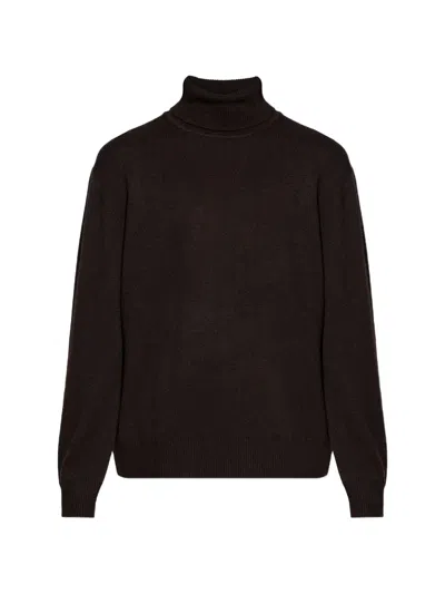 Lisa Yang Roll-neck Sweater In Brown