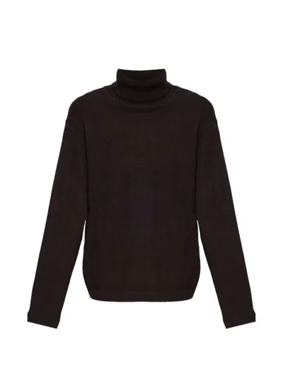 Lisa Yang Roll-neck Sweater In Brown