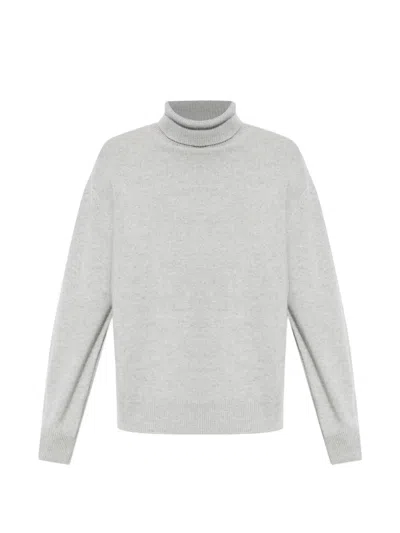 Lisa Yang Roll-neck Sweater In Gray