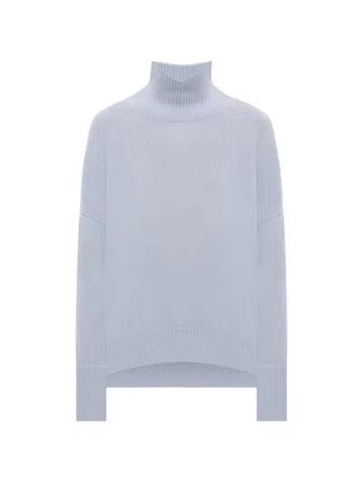 Lisa Yang Roll-neck Cashmere Sweater In Blue