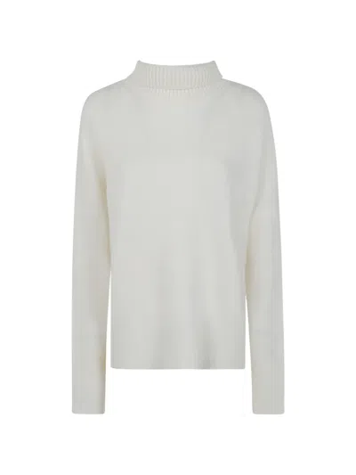 Lisa Yang Roll-neck Sweater In White