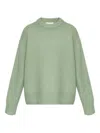 Lisa Yang Round-neck Cashmere Sweater In Green