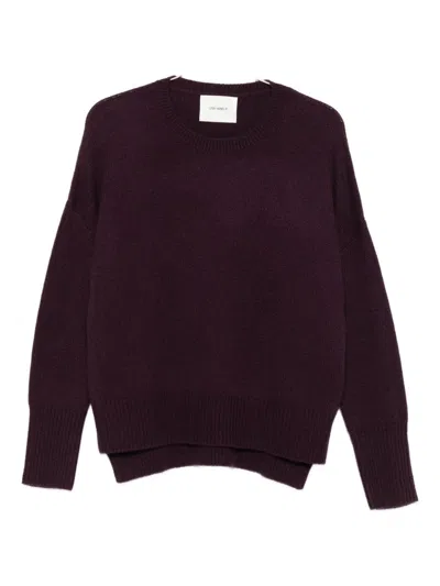 Lisa Yang Round-neck Cashmere Sweater In Purple