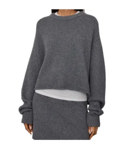 Lisa Yang Gray Sony Sweater In Gr Graphite