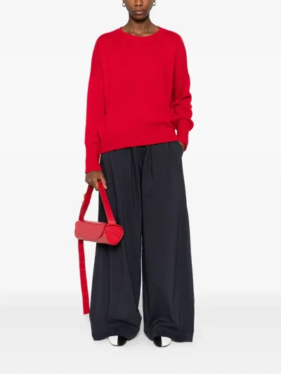 Lisa Yang Round-neck Sweater In Red