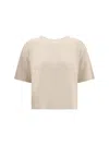 Lisa Yang Rubie T-shirt In Soft Sand