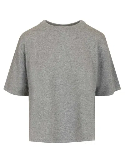 Lisa Yang Rubie T-shirt Tops Grey In Gray