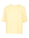 Lisa Yang Rubie T-shirt Tops Yellow In Yellow