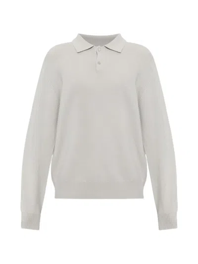 Lisa Yang Rufus Cashmere Polo Shirt In Neutral