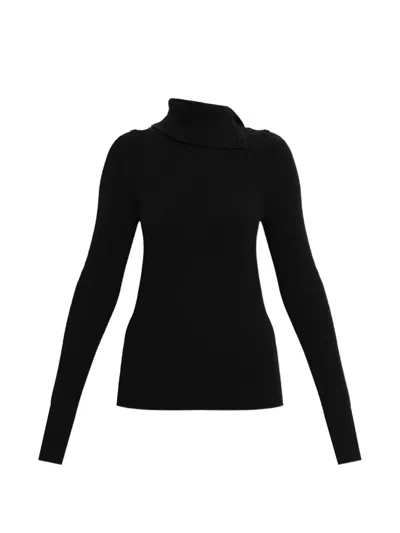 Lisa Yang Sabrine Turtleneck Sweater In Black