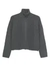 Lisa Yang Sadie Cashmere Cardigan In Gray