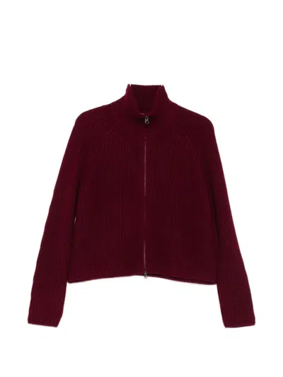 Lisa Yang Sadie Cashmere Cardigan In Red