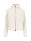 Lisa Yang 'sadie' Zip Sweater In Neutral