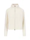 Lisa Yang Sadie Zip Sweater In Neutral