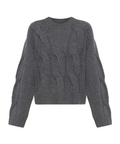 Lisa Yang Sammie Cable-knit Sweater In Gray