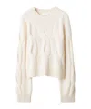 Lisa Yang Sammie Cable-knit Cashmere Jumper In Gray
