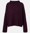 Lisa Yang Sandy Cashmere Sweater In Purple