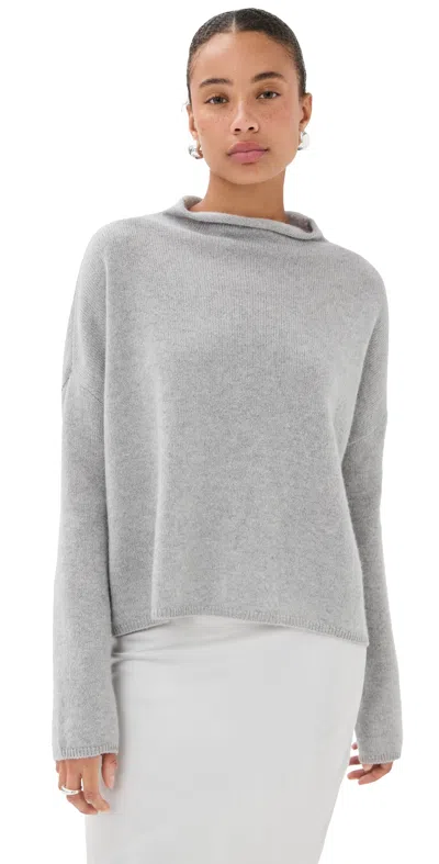 Lisa Yang Sandy Cashmere Sweater Dove Grey In Gray