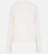 Lisa Yang Sandy Cashmere Turtleneck Sweater In White