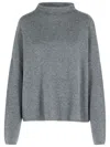 Lisa Yang 'sandy' Graphite Cashmere Sweater In Gray